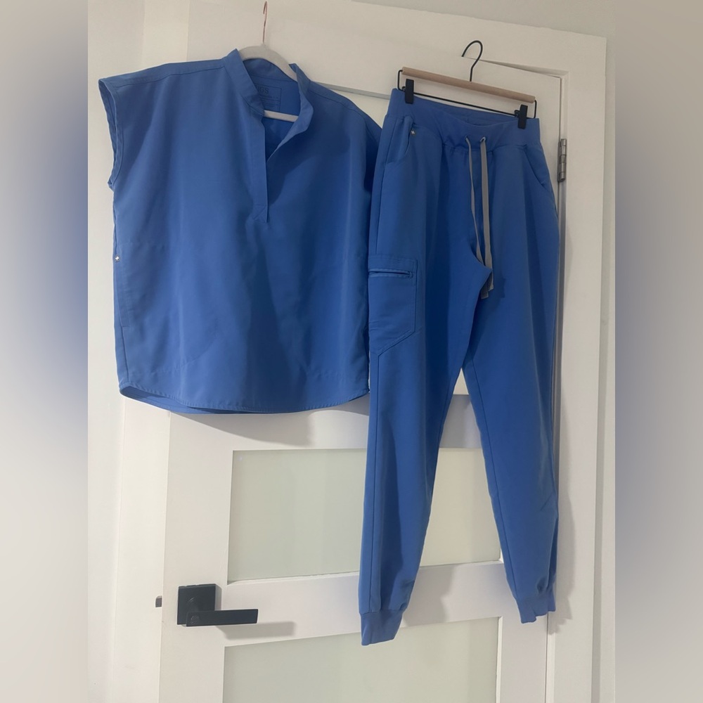 Figs surgical Blue Women's Jogger Set - Picture 2 of 2